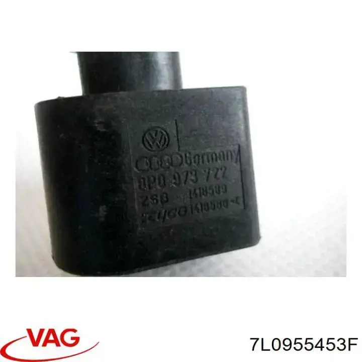 Tanque de fluido para lavador de vidro para Volkswagen Touareg I 7LA, 7L6, 7L7