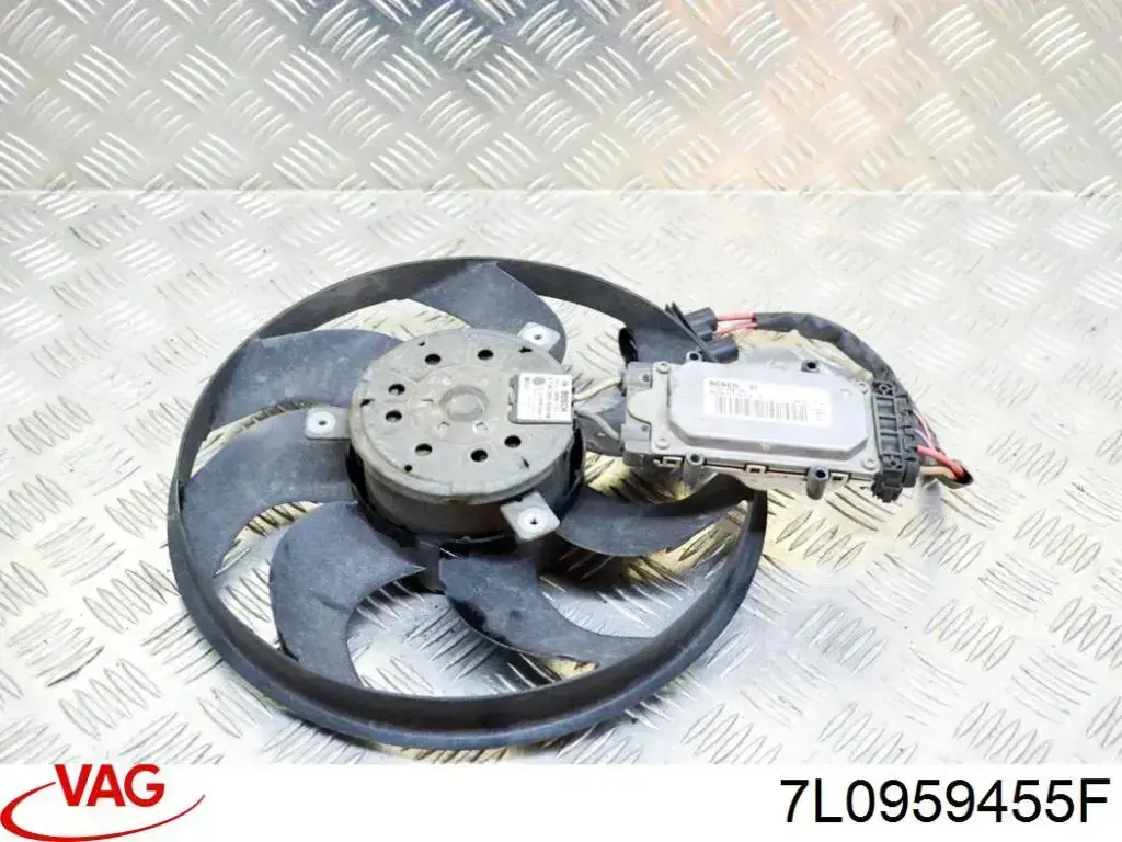 7L0959455F VAG Вентилятор системы охлаждения левый