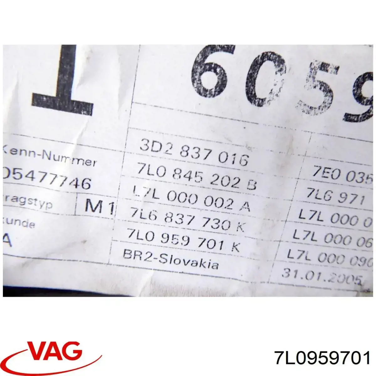 7L0959701 VAG 