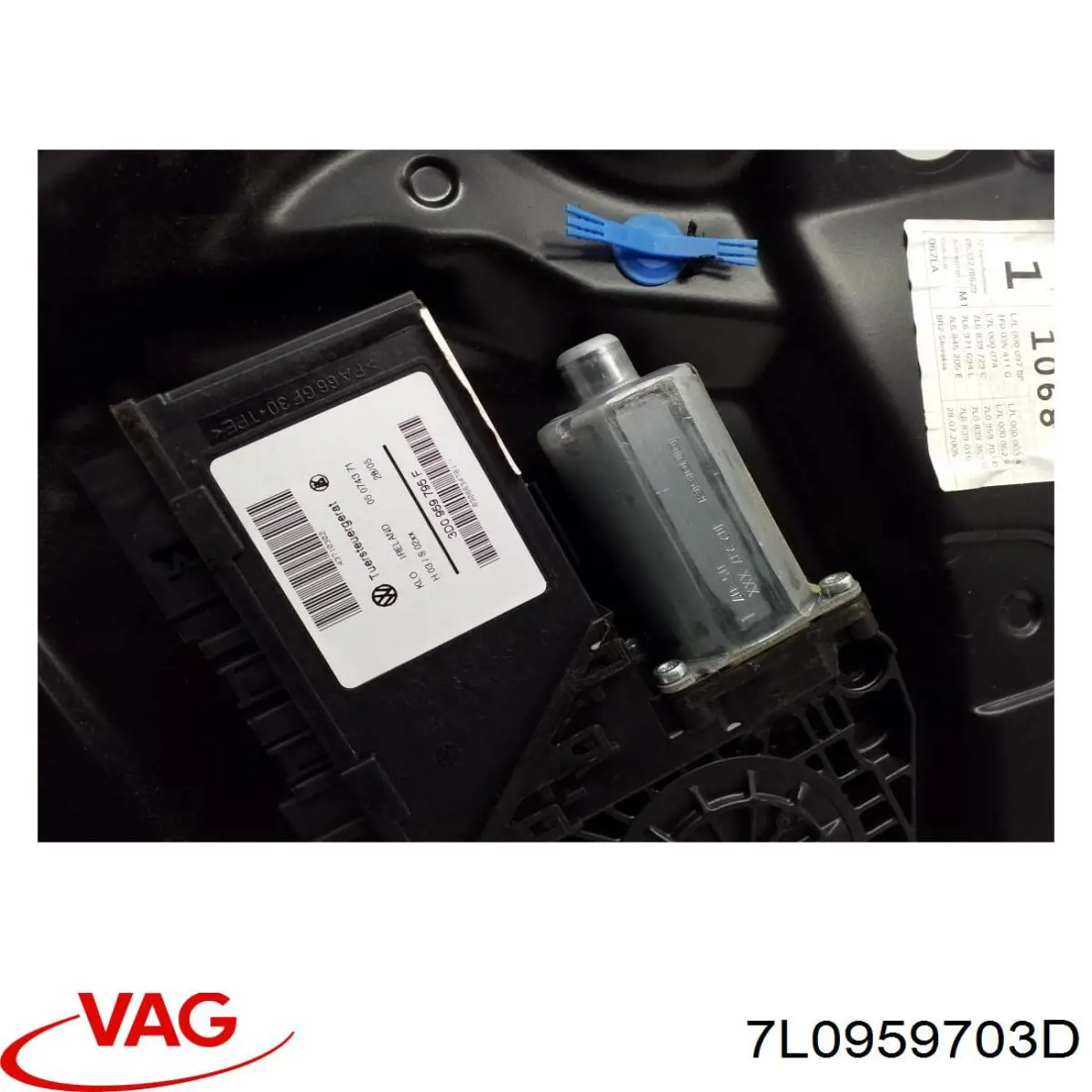 7L0959703D VAG motor de acionamento de vidro da porta traseira esquerda