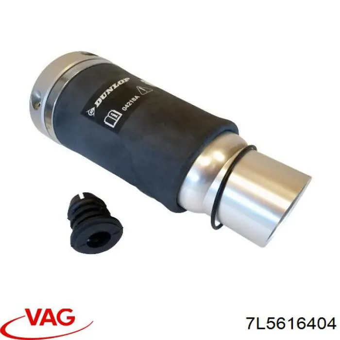 7L5616404 VAG coxim pneumático (suspensão de lâminas pneumática do eixo dianteiro)