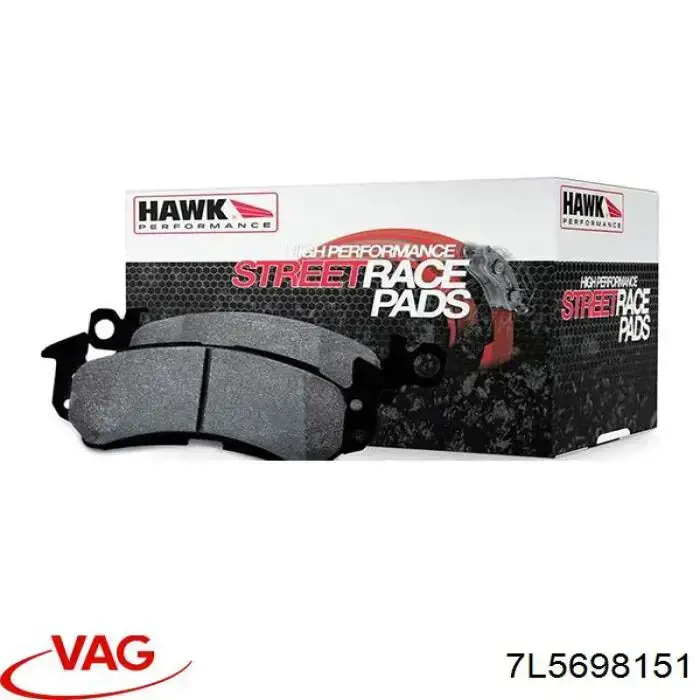 Купить 7L5698151 VAG Колодки тормозные