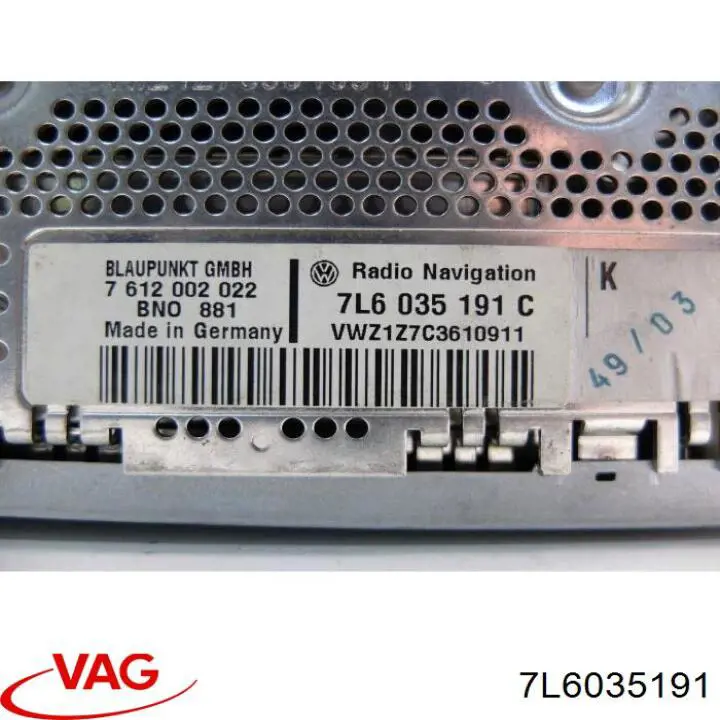 Купить 7L6035191 VAG 