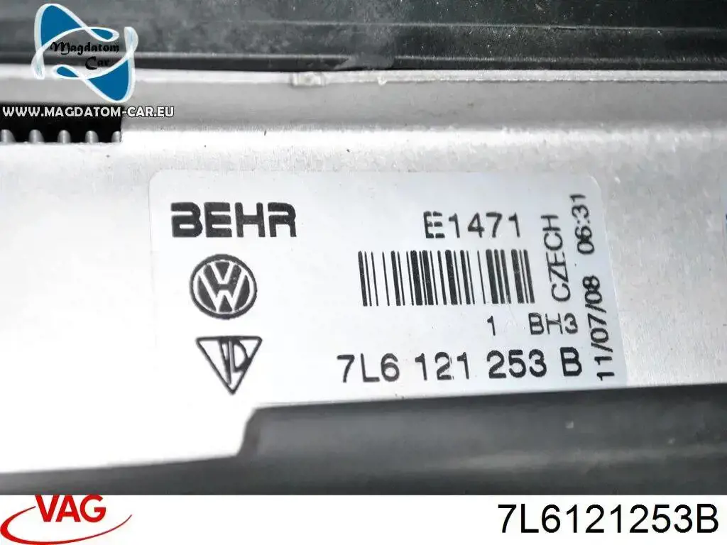 Радиатор охлаждения двигателя VAG 7L6121253B цена, от 44.34 USD