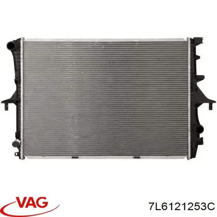 7L6121253C VAG radiador de esfriamento de motor