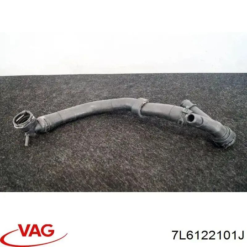 Патрубок радиатора 7L6122101J VAG