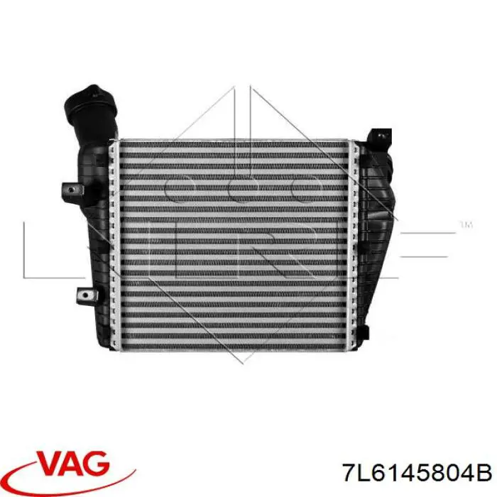 7L6145804B VAG radiador de intercooler