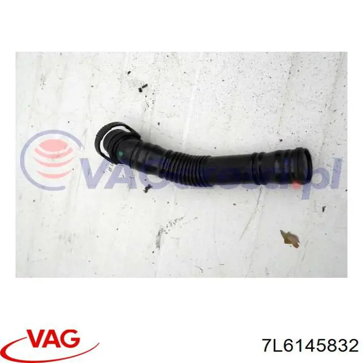 Патрубок воздушный, выход из турбины (наддув) VAG 7L6145832C