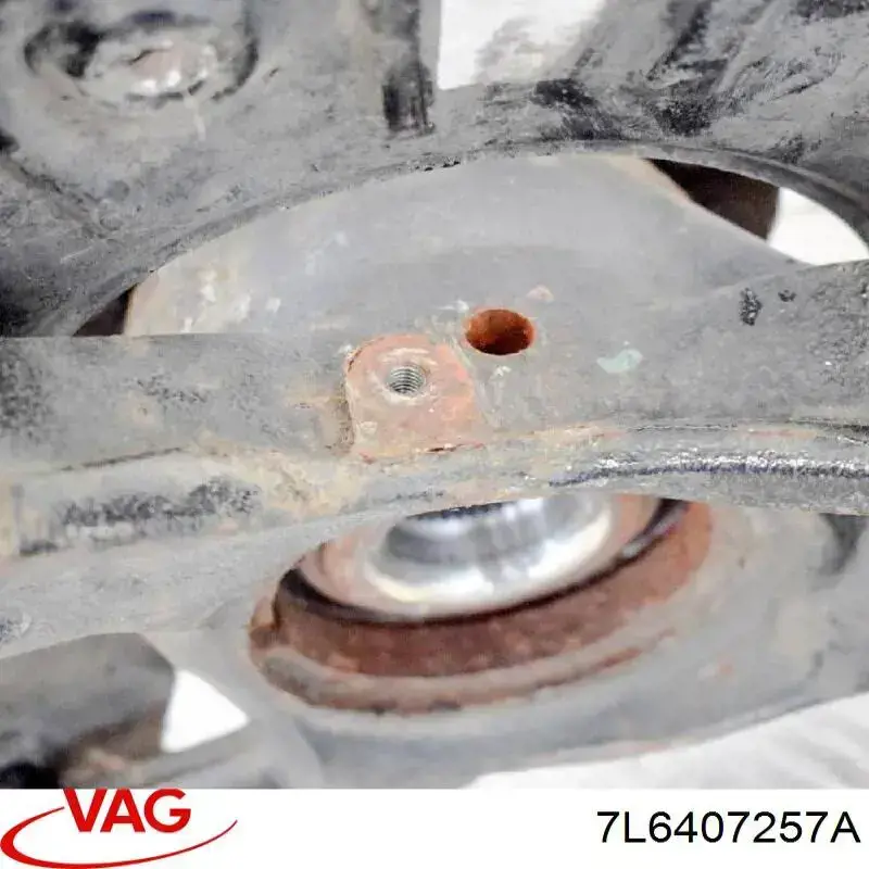 Цапфа (поворотный кулак) передний левый VAG 7L6407257A цена, от 57.01 USD