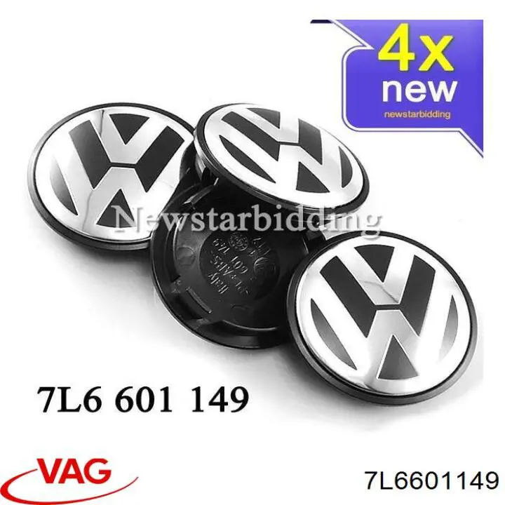 Колпак колесного диска VAG 7L6601149 цена, от 3.37 USD