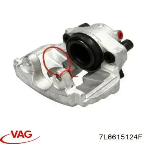 Купить 7L6615124F VAG Суппорт тормозной передний правый
