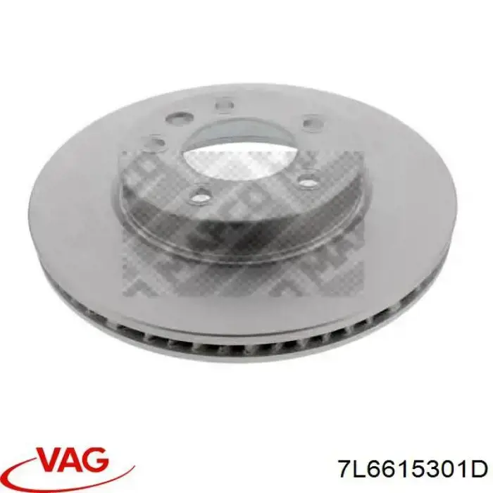 7L6615301D VAG диск тормозной передний