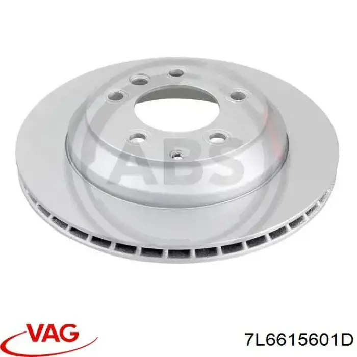 Купить 7L6615601D VAG Диск тормозной задний