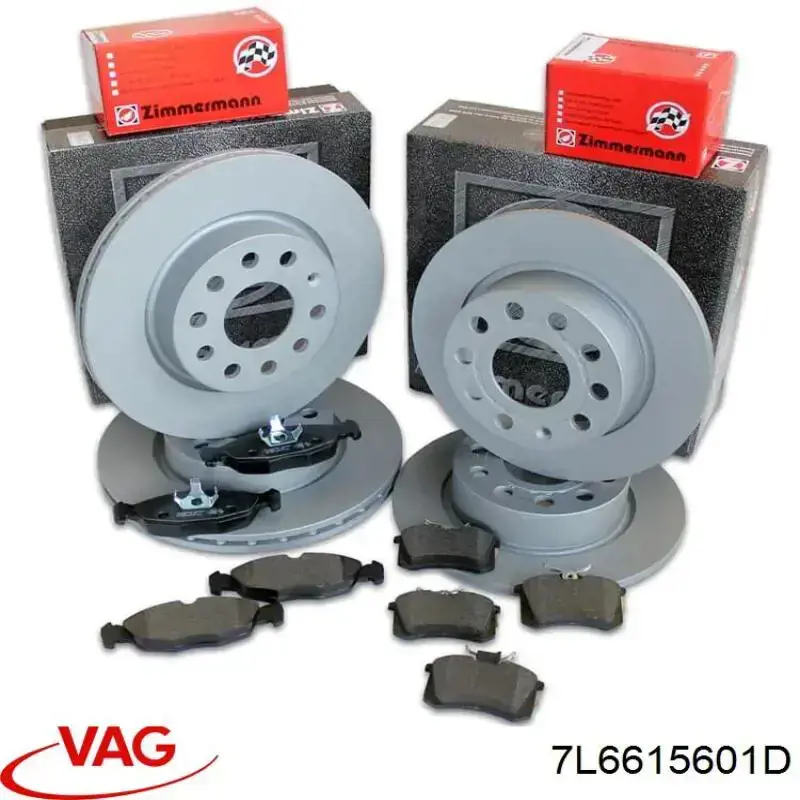 Купить 7L6615601D VAG Диск тормозной задний
