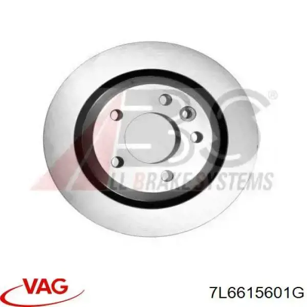 Задний тормозной диск VAG 7L6615601G цена, от 18.34 USD