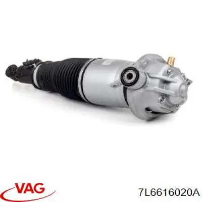 7L6616020A VAG amortecedor traseiro direito