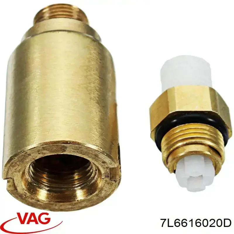 7L6616020D VAG amortecedor traseiro direito