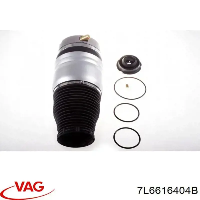 7L6616404B VAG coxim pneumático (suspensão de lâminas pneumática do eixo dianteiro)