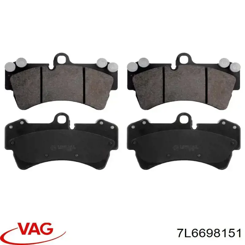 Купить 7L6698151 VAG Колодки тормозные