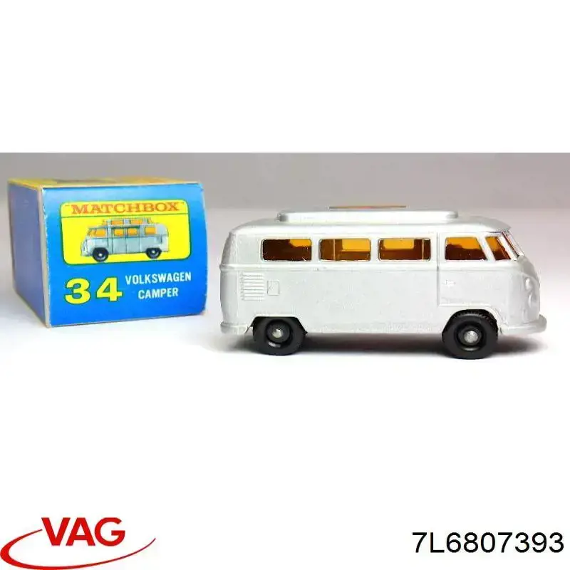 Направляющая заднего бампера левая VAG 7L6807393 цена, от 5.65 USD