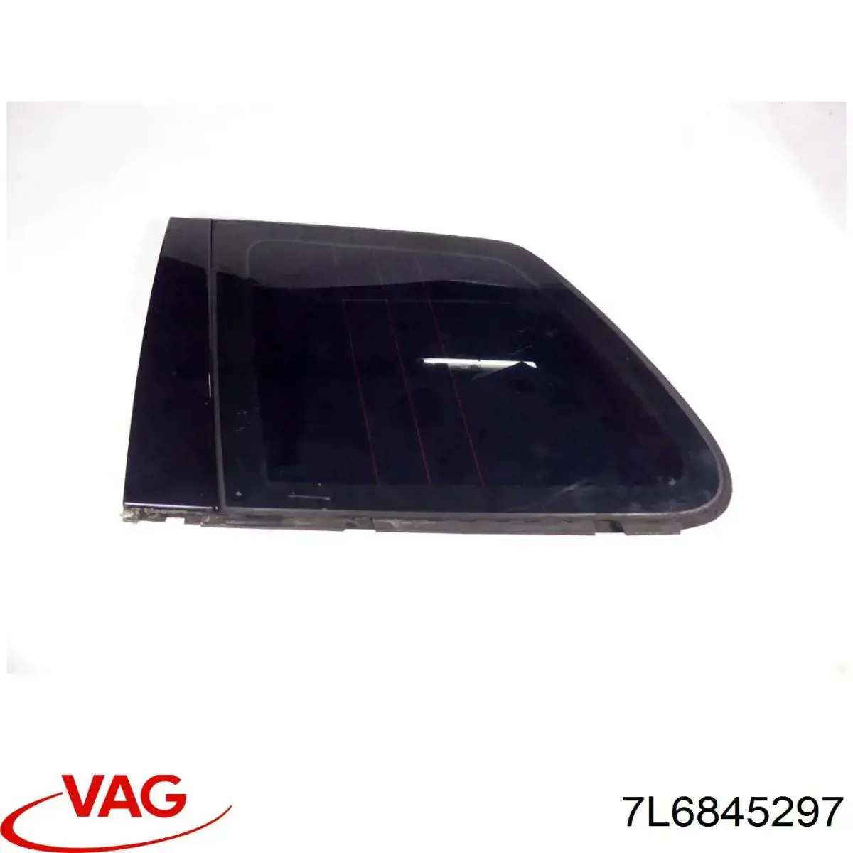 Купить 7L6845297AJ VAG Стекло кузова (багажного отсека) левое
