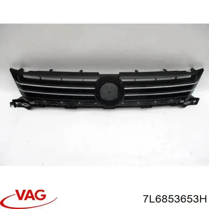 Купить 7L6853653H9B9 VAG Решетка радиатора