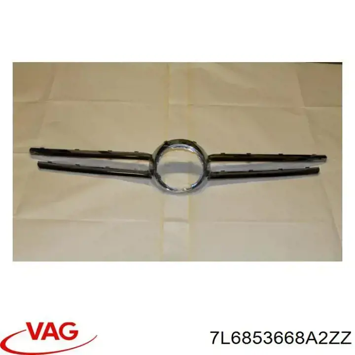 Купить 7L6853668B2ZZ VAG Решетка радиатора