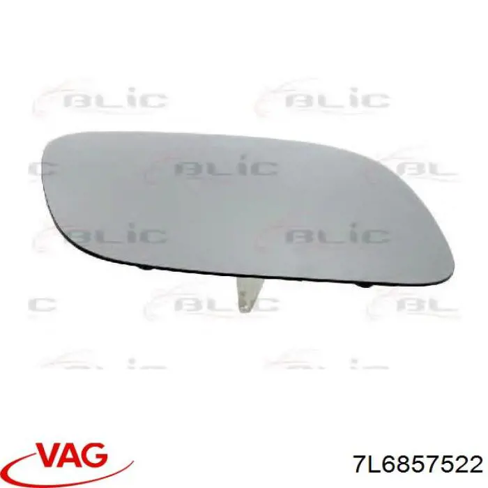 Стекло зеркала заднего вида, правого VAG 7L6857522 цена, от 15.98 USD