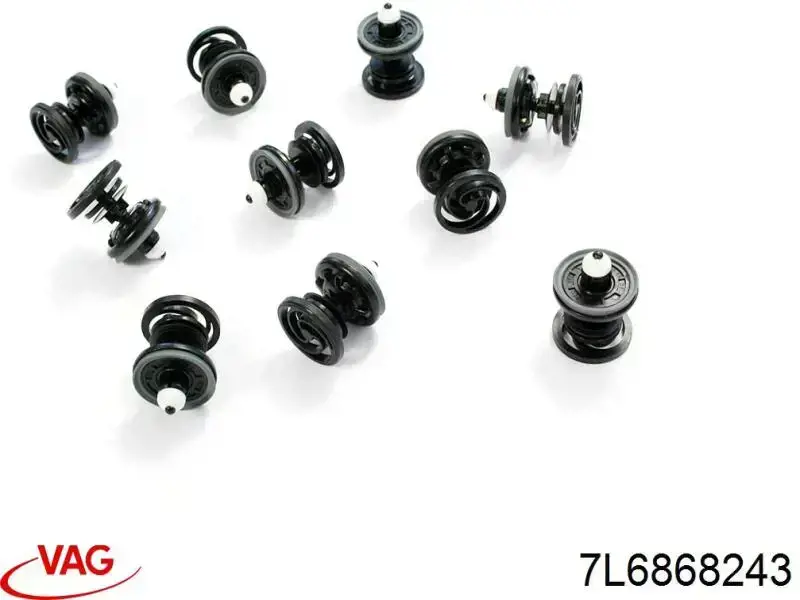 Пистон (клип) крепления обшивки двери Febest 88570158 цена, от 0.75 USD