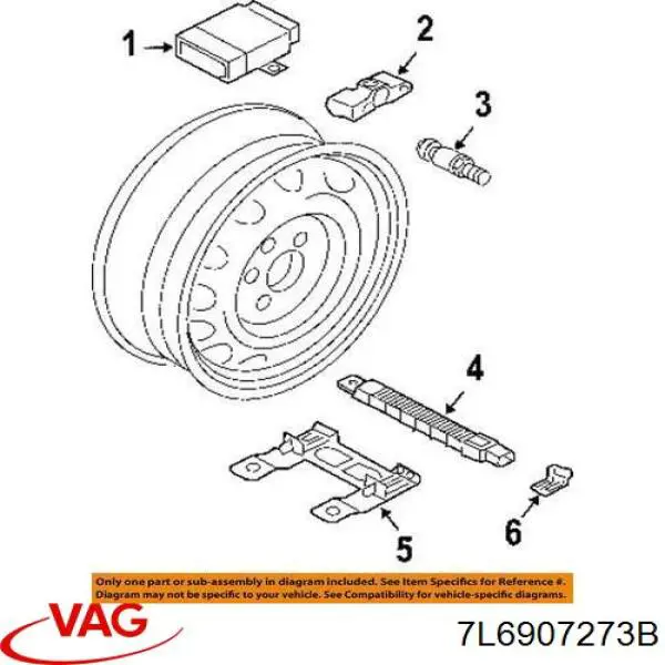  VAG 7L6907273 цена, от 24.27 USD