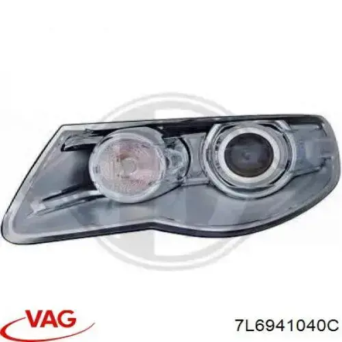 7L6941040C VAG luz direita