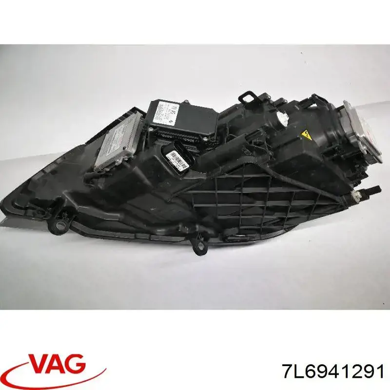 7L6941291 VAG consola (adaptador de fixação da luz dianteira esquerda)