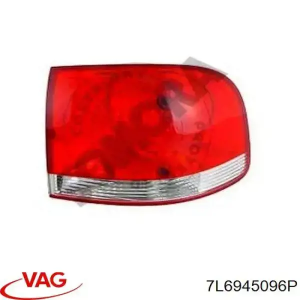 Купить 7L6945096P VAG Фонарь задний правый, внешний