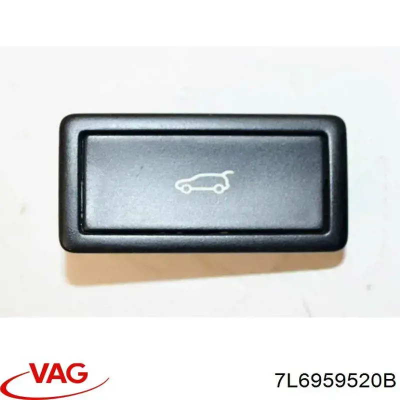 Купить 7L6959520B VAG Кнопка привода замка третей/пятой двери