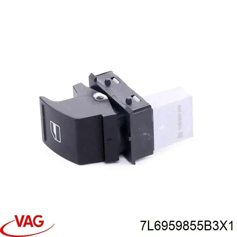 Кнопка включения мотора стеклоподъемника передняя правая VAG 7L6959855B3X1 цена, от 3.80 USD