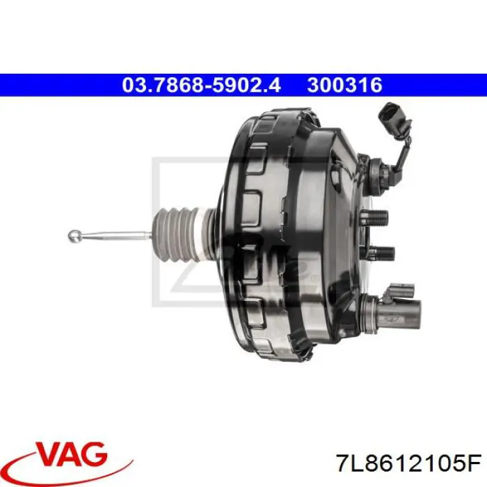 Усилитель тормозов 7L8612105N VAG