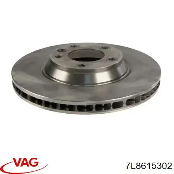 7L8615302 VAG Диск тормозной передний