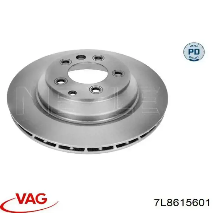 Купить 7L8615601 VAG Диск тормозной задний