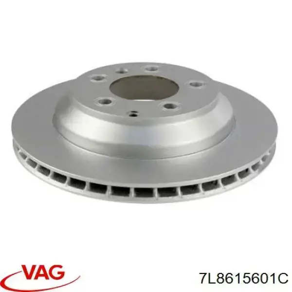 7L8615601C VAG диск тормозной задний