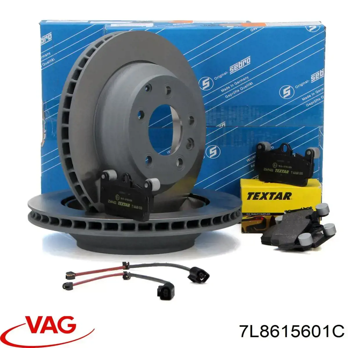 Тормозные диски 7L8615601C VAG