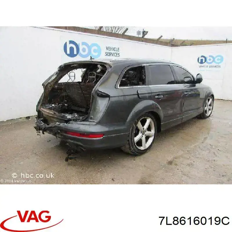 Стойка задняя, левая VAG 7L8616019C цена, от 3937.5 UAH