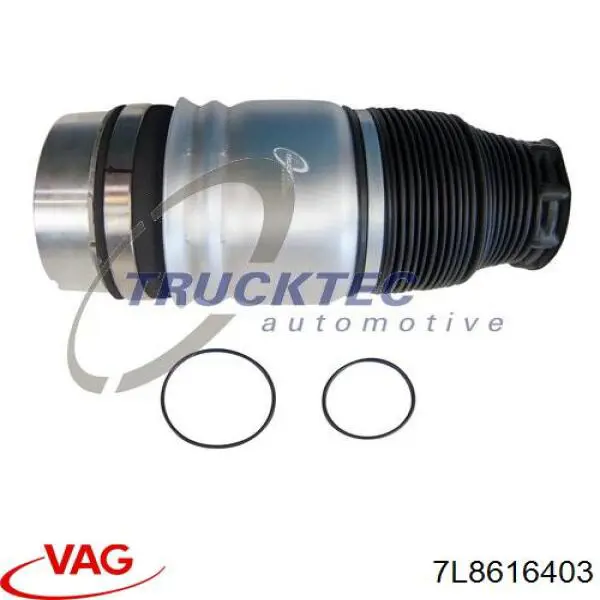 Пневмоподушка (пневморессора) моста переднего VAG 7L8616403 цена, от 307.31 USD
