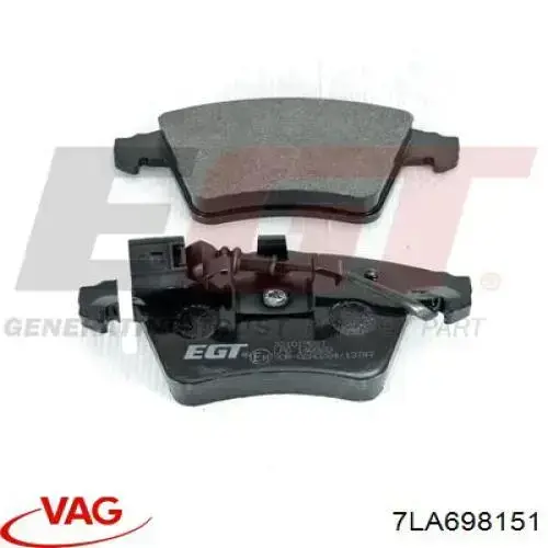 Купить 7LA698151 VAG Колодки тормозные