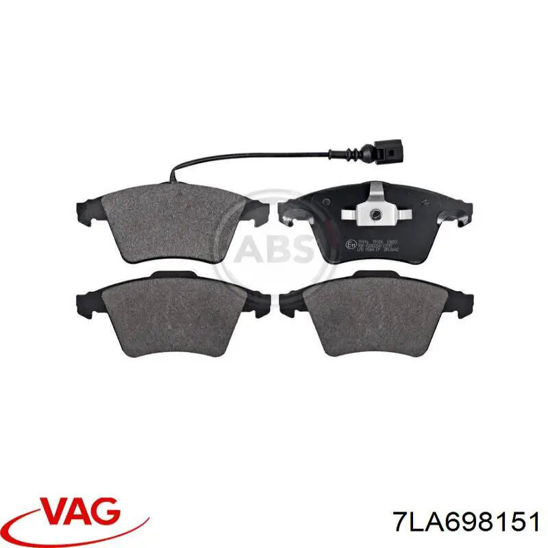 Колодки VAG 7LA698151 цена, от 53.17 USD