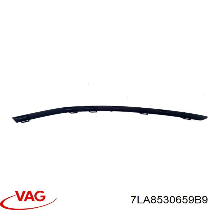 Молдинг бампера переднего левый VAG 7LA8530659B9 цена, от 16.96 USD