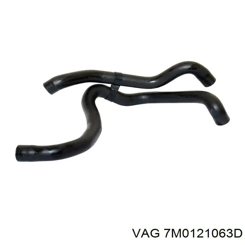 Шланг/патрубок системы охлаждения VAG 7M0121063D цена, от 3.28 USD