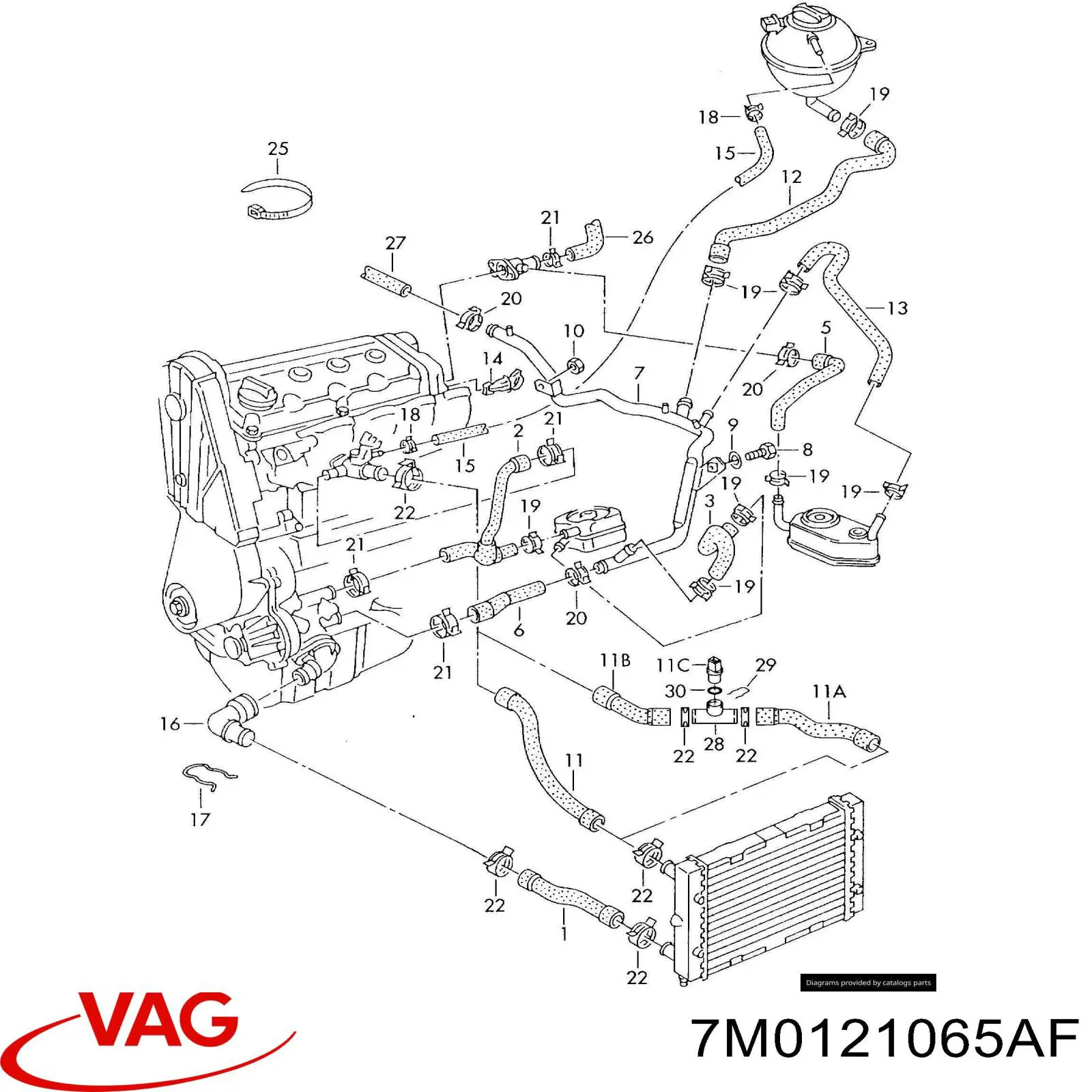  VAG 7M0121065AF цена, от 37.46 USD