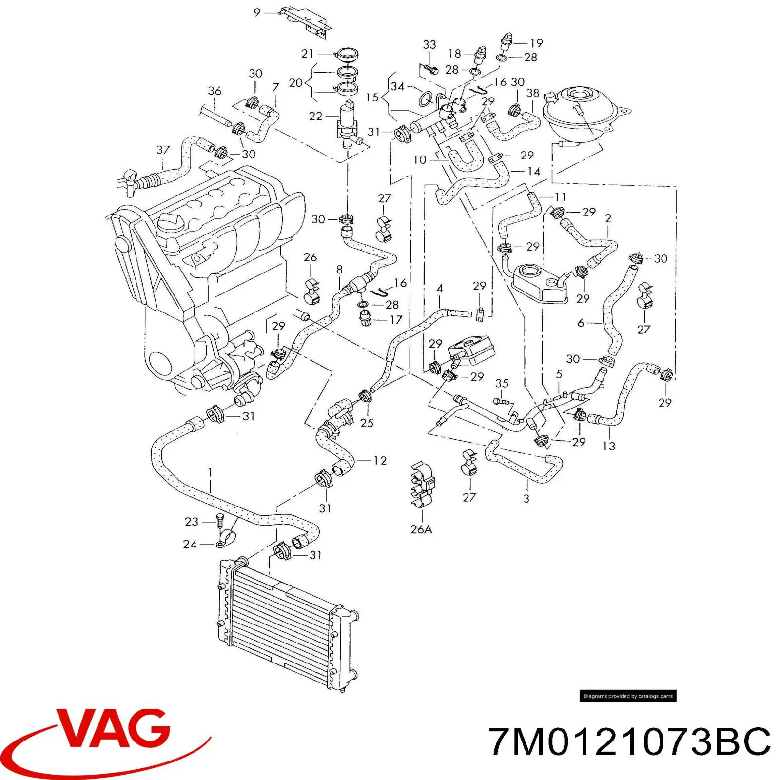 7M0121073BC VAG 