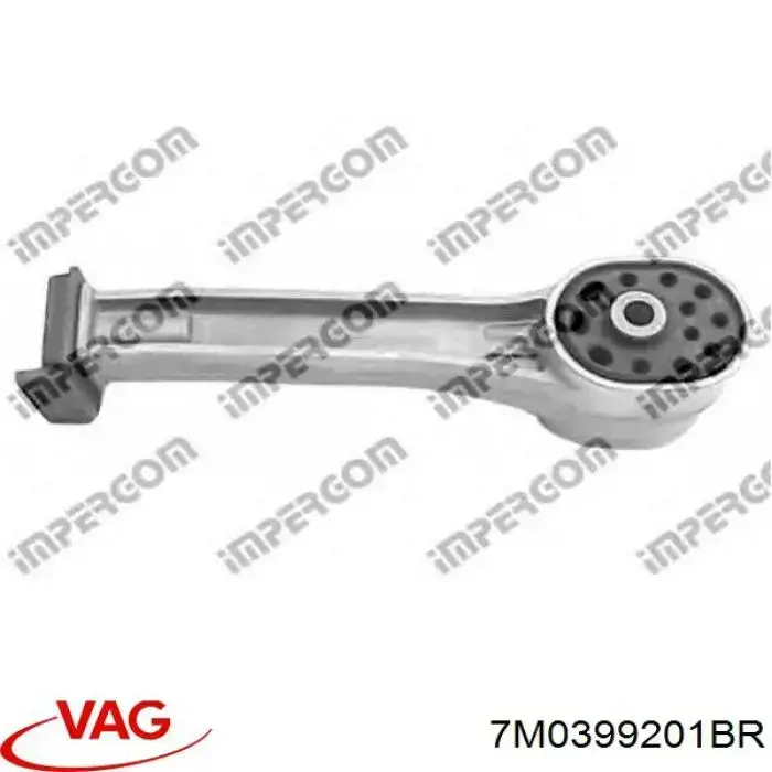 Подушка коробки передач 7M0399201BR VAG