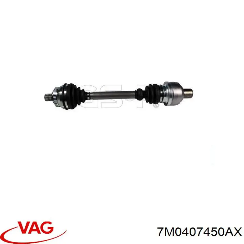 Привод передний правый VAG 7M0407450AX цена, от 86.56 USD
